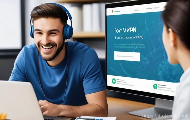 무료 및 유료 VPN 비교 - **Prompt:** "A vivid split image illustrating the contrast between using a free VPN and a premium VP...