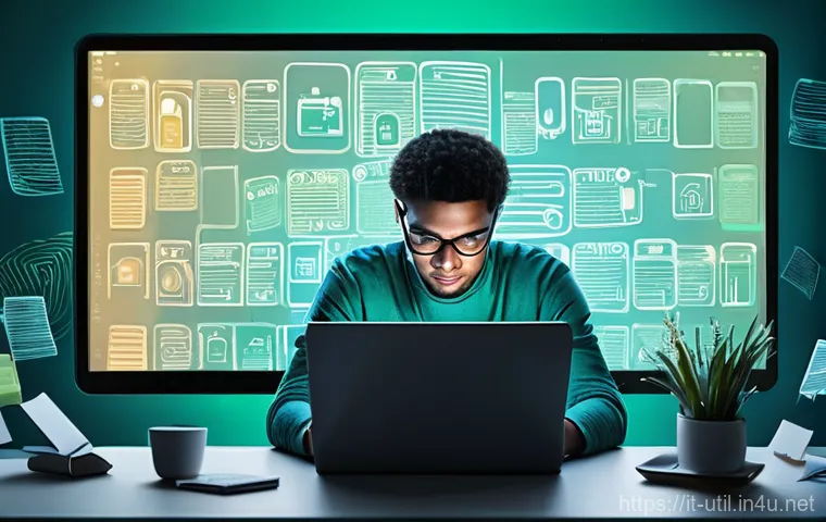 비밀번호 관리 소프트웨어 비교 - **Prompt 1: The Transformation to Digital Serenity**
    "A split image depicting the 'before and af...